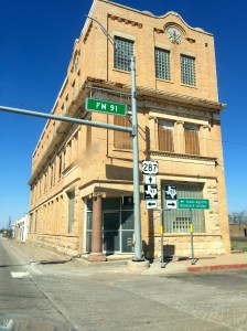 A quaint building in small town, Texline. 