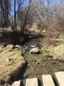 I just love how much fresh water is running through Colorado. This was taken while we were getting lost (but didn't know that yet).