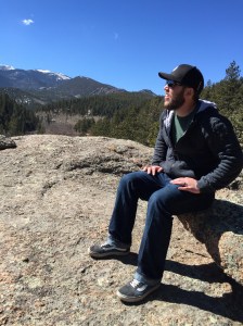 Matt taking in that mountain air. It really is hard to take a bad photo when everything is so beautiful. This picture is one of my favorites though. 