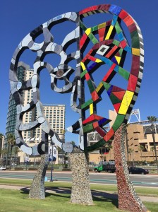 art statue in San Diego Conference Center