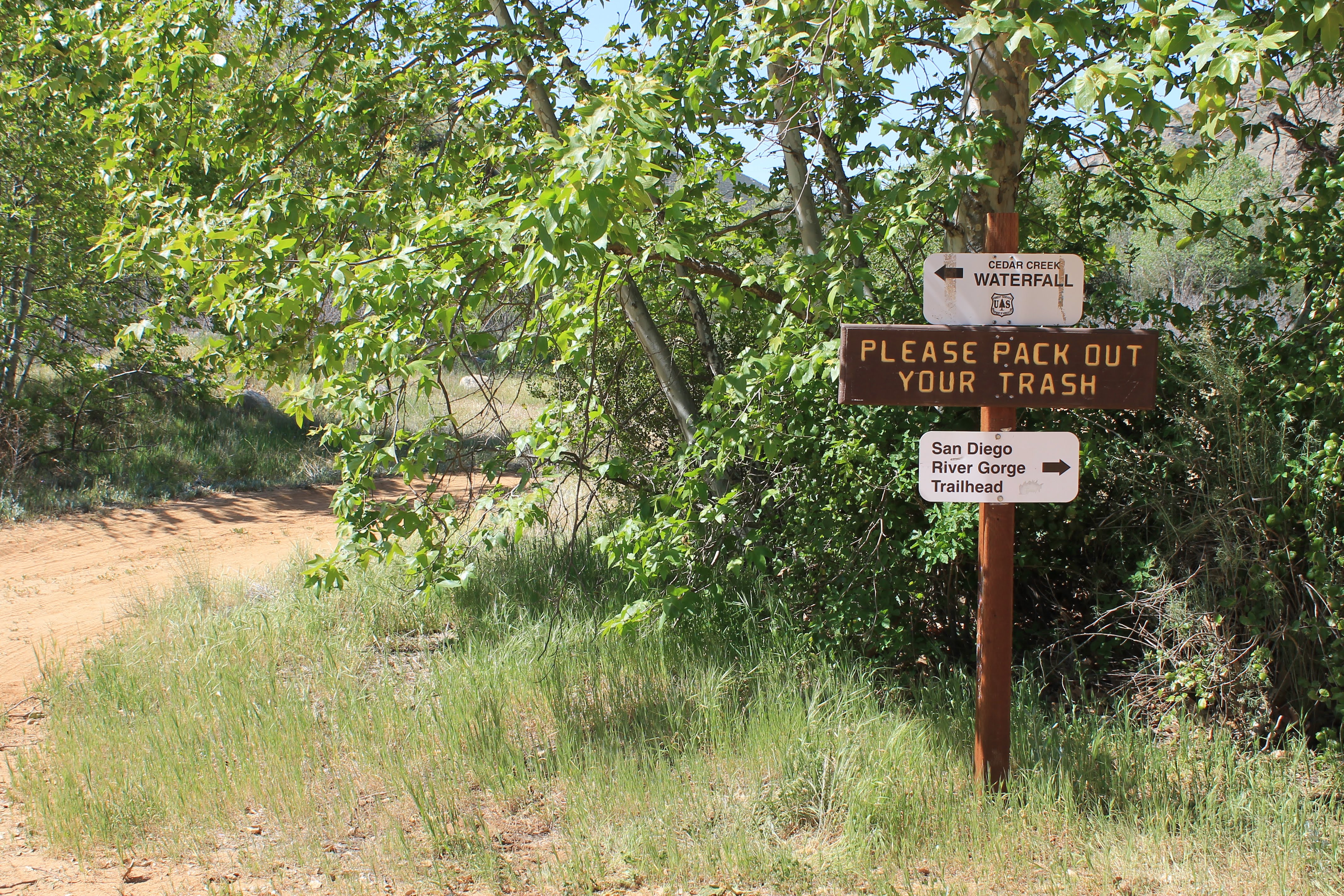 Cedar Creek Falls Trail