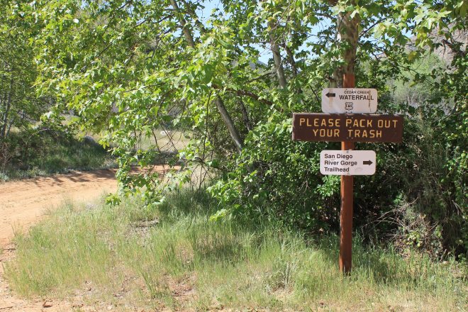 Cedar Creek Falls Trail