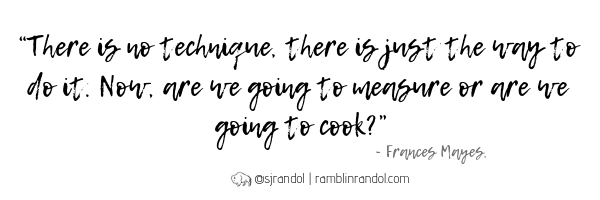 under the tuscan sun quote about cooking